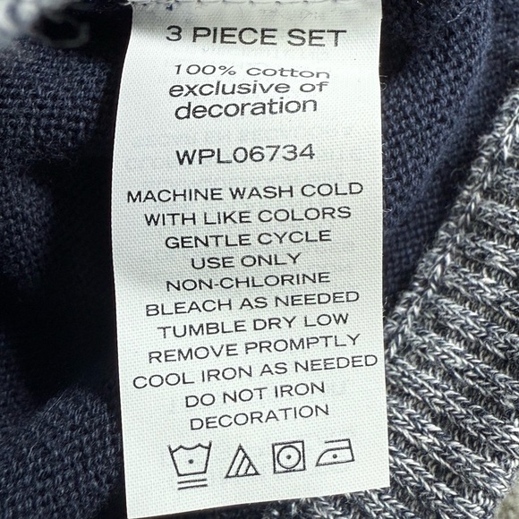 Nautica Blue and Gray Kids Boy’s 3 PC Matching Set Size M (5-6) - Picture 15 of 16